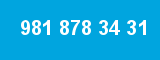 981 878 34 31 981 878 34 31